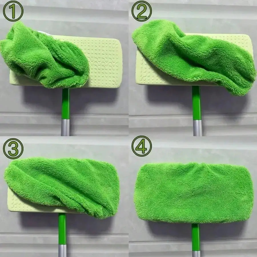 6Pcs Washable Microfiber Flat Mop Pads - Replacement Cloths for Wet Mopping, For Hardwood and Tile Floors