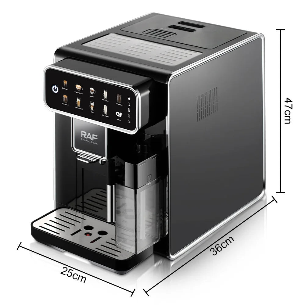 Fully Automatic ESPRESSO MAKER with Hemiblock Heating System with Grinder Milk Tank Cleaning Integrated