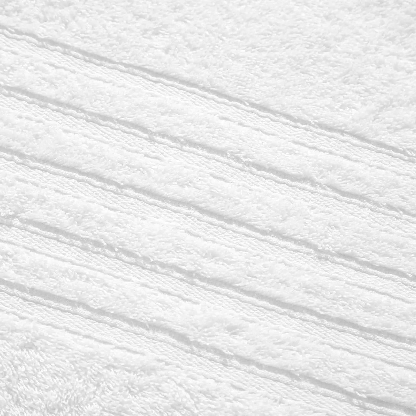 6-Pack 100% Cotton Bath Towels, 24x48 Inches, High Absorbency Quick Drying, White