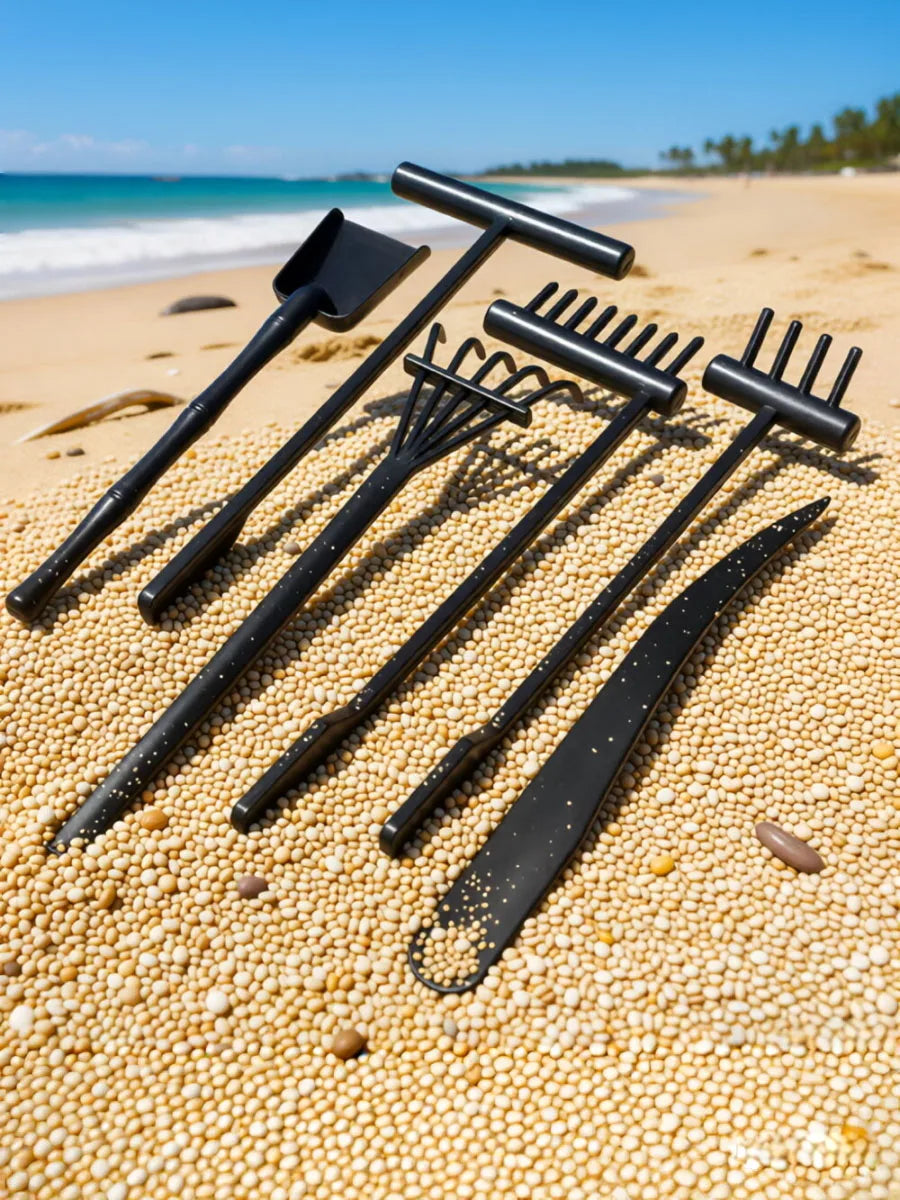 6 Pcs Zen Sand Garden Rake Set for Mini Sand Tray Tools with Shovel & Rakes