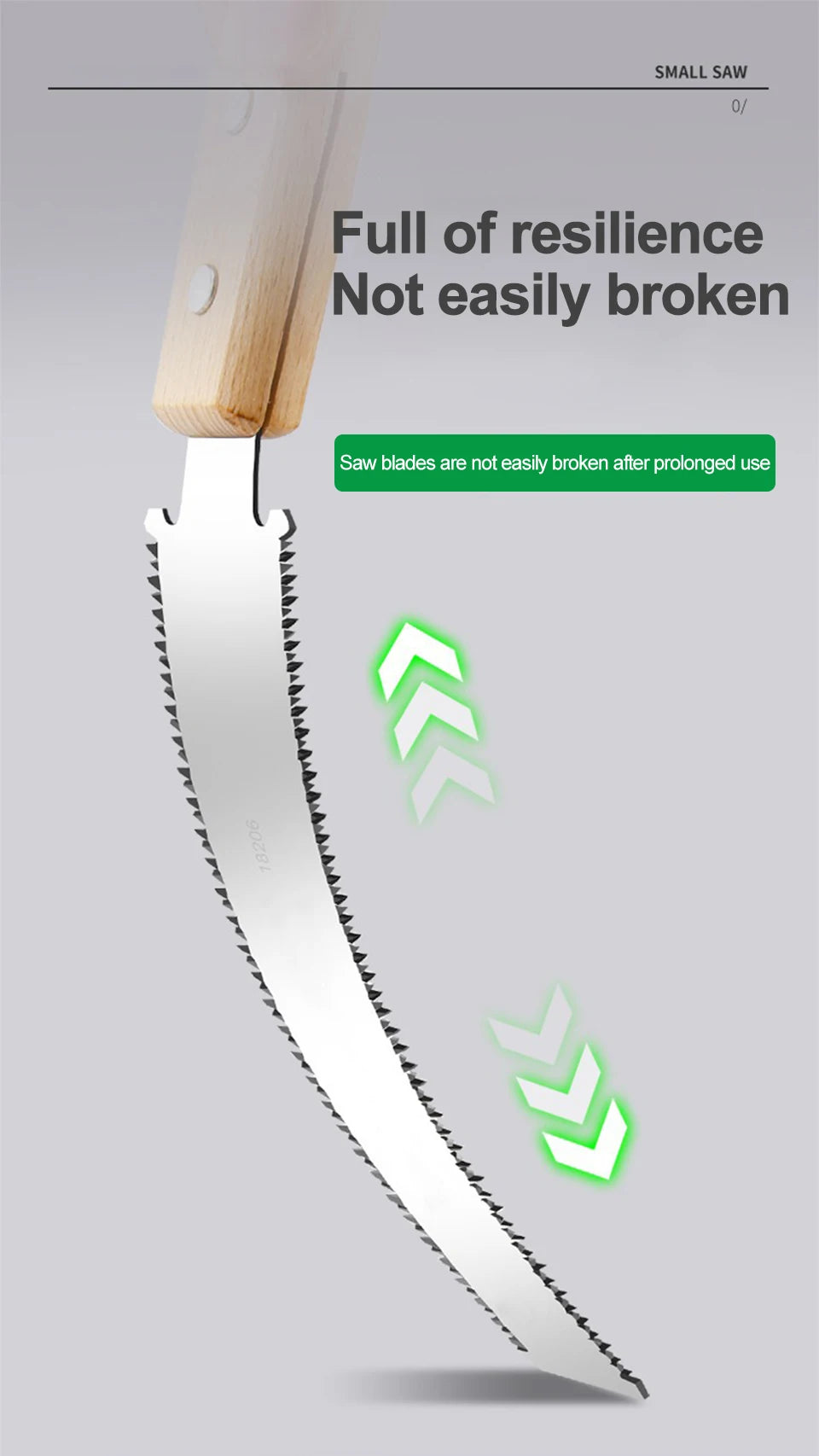 Japanese Style Non-Slip Wooden Handle Pull Saw Flush Cut Saw Flexible Handsaw Woodworking Cutting Tool
