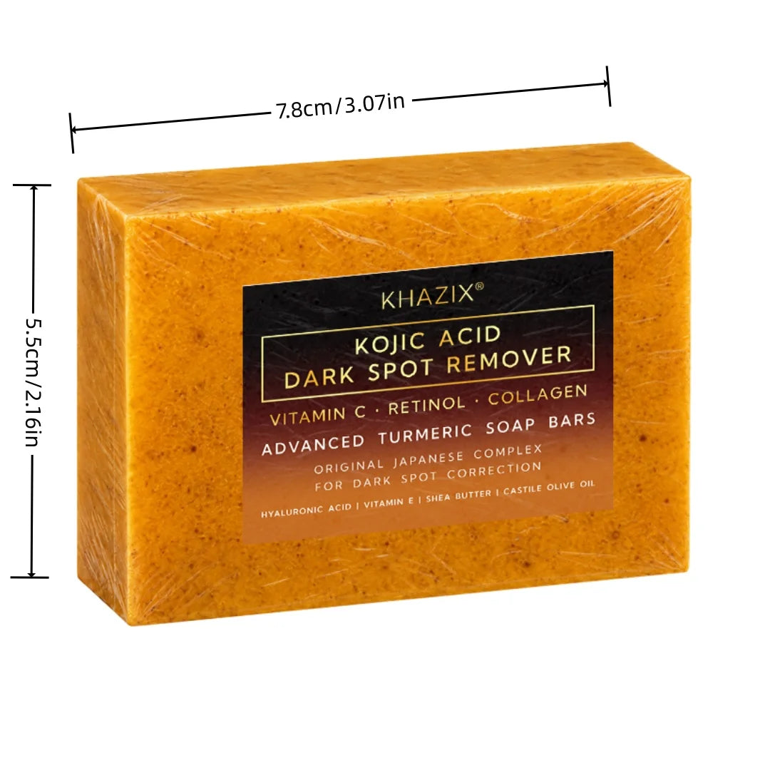 Turmeric Acid Face & Body Soap, Gentle Cleansing with Shea Butter, Retinol and Vitamin E