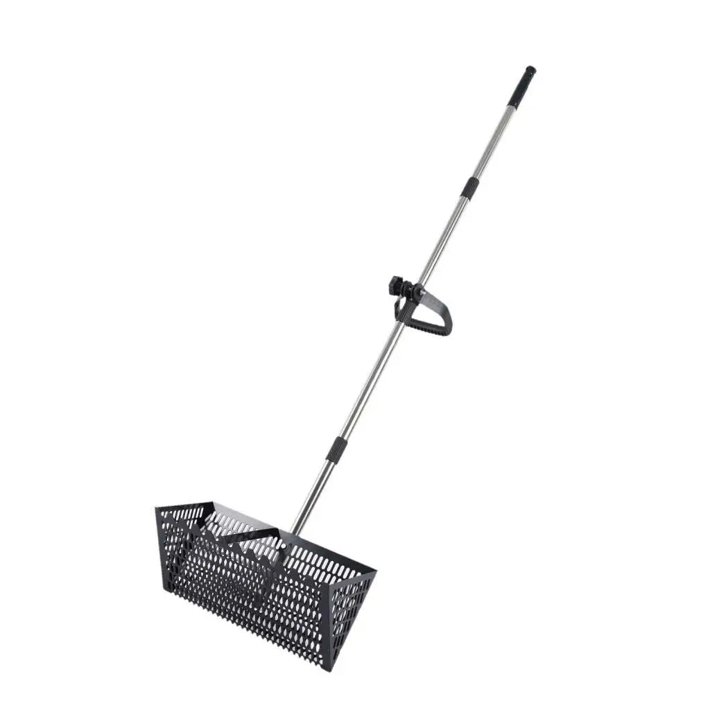 Sand Sift Rake Handheld Beach Mesh Shovel Ergonomic Sharp Tooth Sifter for Gardening Soil