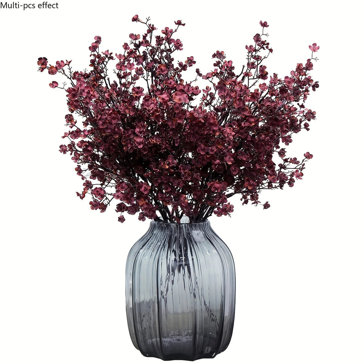 Burgundy Bouquets Artificial Flowers for Elegant Weddings, Home Garden Decor, Halloween Christmas Decor