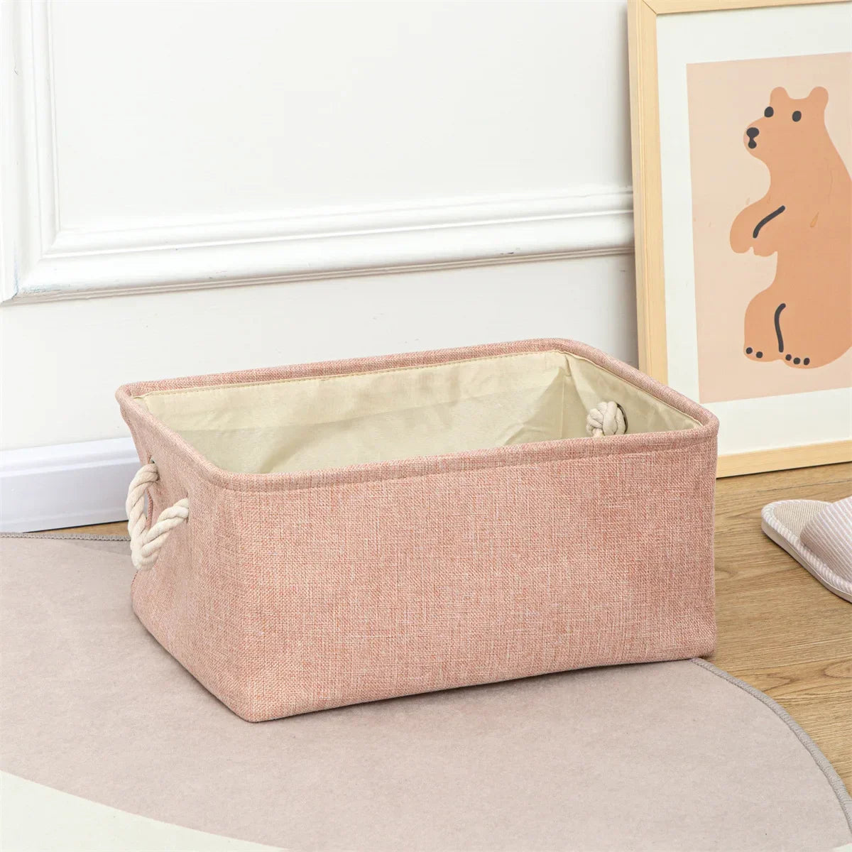 Sundries Storage organizer Laundry Basket for Toys Clothes Socks Book Organizer