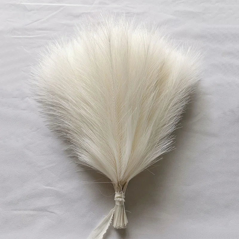 10/30 Pcs Artificial Pampas Grass Fluffy Reed Bouquet Boho Decoration Table Flower Arrangement