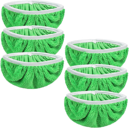 6Pcs Washable Microfiber Flat Mop Pads - Replacement Cloths for Wet Mopping, For Hardwood and Tile Floors