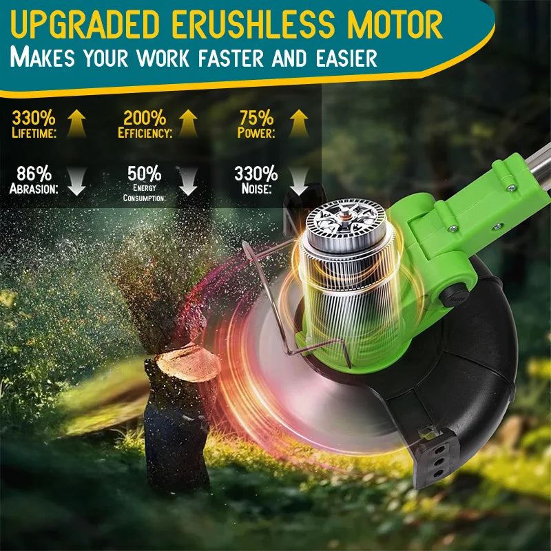 Gardening tools cordless lawn mowers weed trimmer