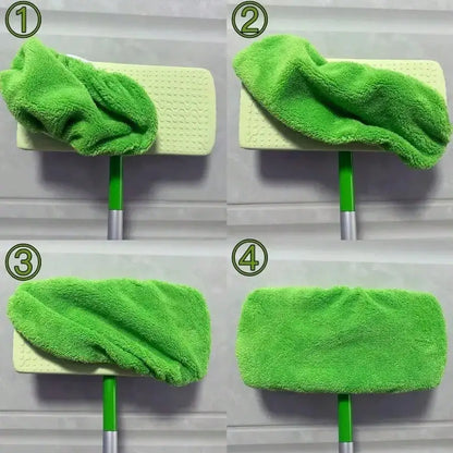 6Pcs Washable Microfiber Flat Mop Pads - Replacement Cloths for Wet Mopping, For Hardwood and Tile Floors