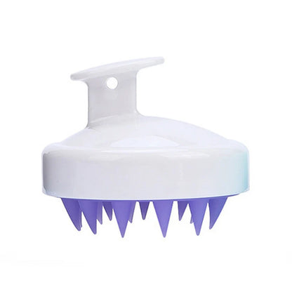 Silicone Hair Scalp Massage Brush Comb Shampoo Hair Washing Comb Magic Handle Brush Spa Massage Brush