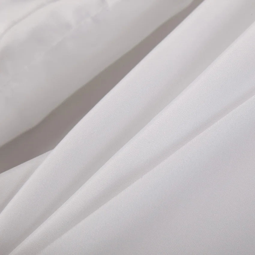 White Shower Curtains Waterproof Thick Solid Bath Curtains For Bathtub Large