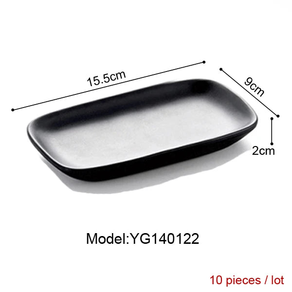 Melamine Dinnerware Plate Rectangle Cuisine