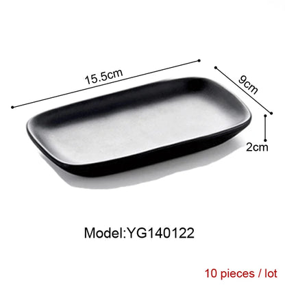 Melamine Dinnerware Plate Rectangle Cuisine