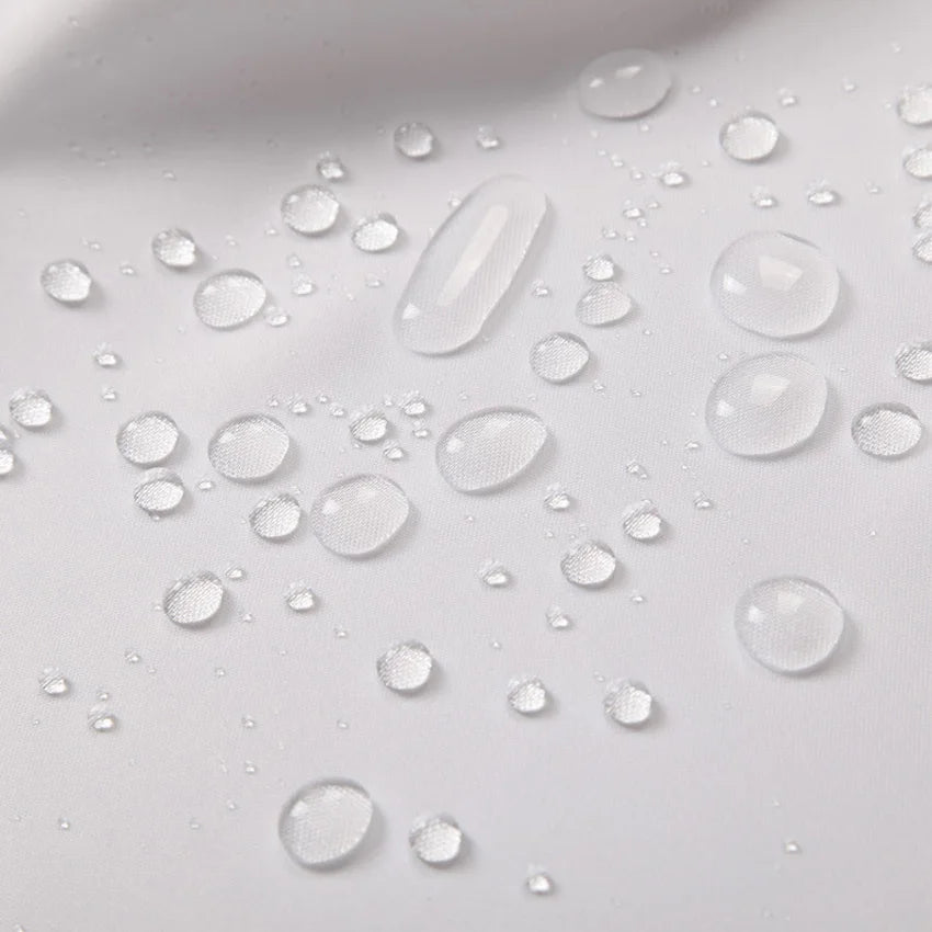 White Shower Curtains Waterproof Thick Solid Bath Curtains For Bathtub Large