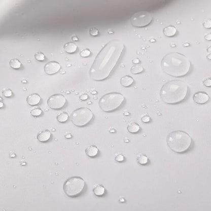 White Shower Curtains Waterproof Thick Solid Bath Curtains For Bathtub Large
