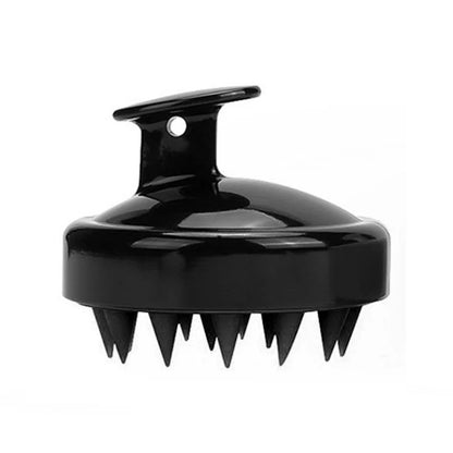 Silicone Hair Scalp Massage Brush Comb Shampoo Hair Washing Comb Magic Handle Brush Spa Massage Brush