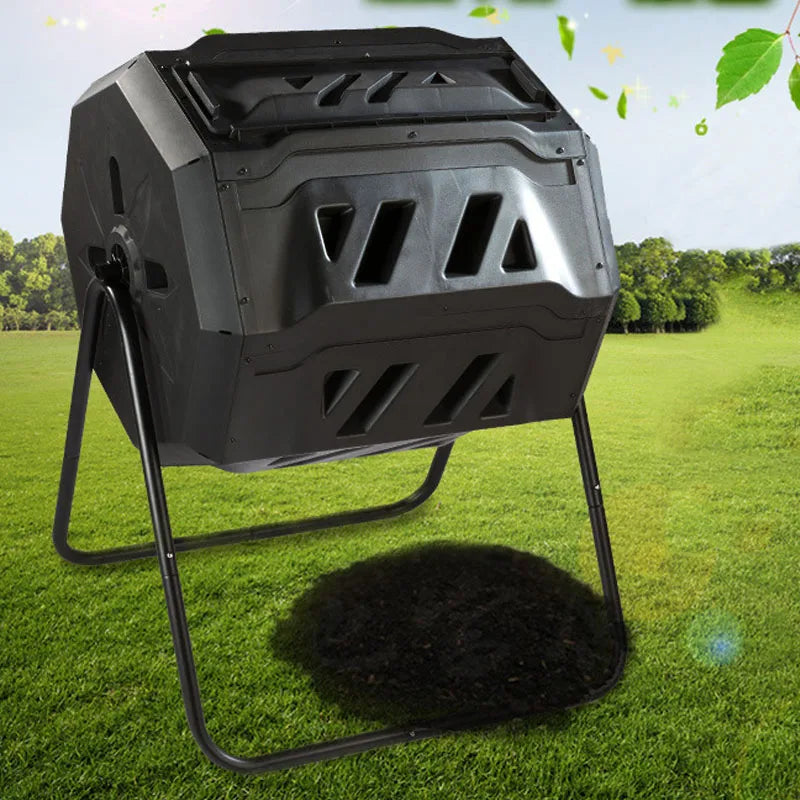 Outdoor Compost Bucket Corrosion Prevention, Aerobic Fermentation, Fermentation, Kitchen Waste, 160L