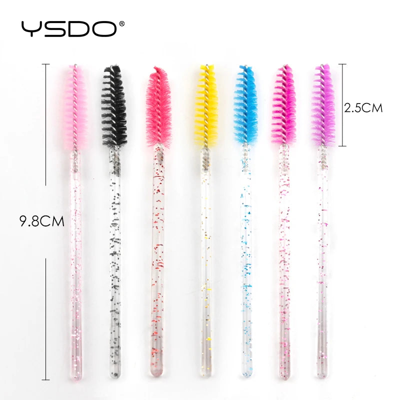 5/50 Pcs Eye Lash an Eyebrow Brushes for Eyelashes Extension Tools Mascara Wands