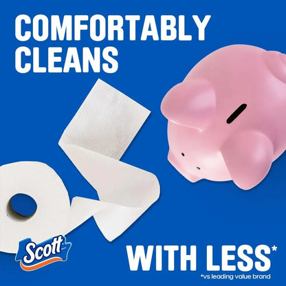 Comfort Plus Toilet Paper, 12 Double Rolls, 231 Sheets per Roll,