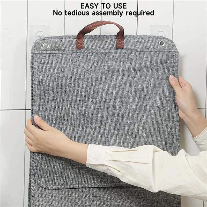 Multifunctional Punch Free Wall Hanging Washing Clothes Mesh Hook Organizer