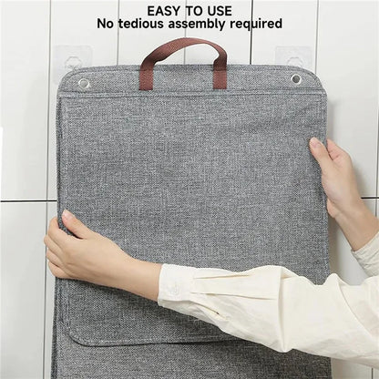 Multifunctional Punch Free Wall Hanging Washing Clothes Mesh Hook Organizer