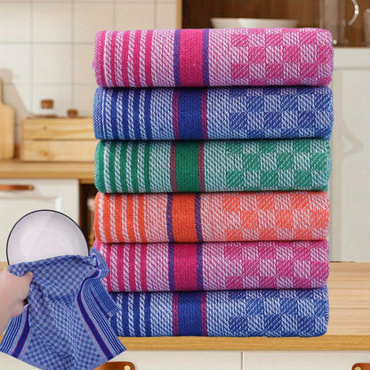 5pcs Kitchen Dish Towel Set, Large Rectangular Cleaning Cloths for Washing and Drying.