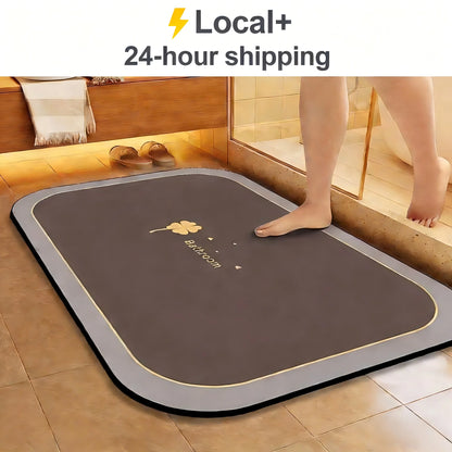 1pc Diatomite Mat Quick Dry Super Absorbent Non-Slip Floor Mat