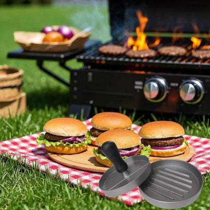 Burger Press Hamburger Maker BBQ Grill.