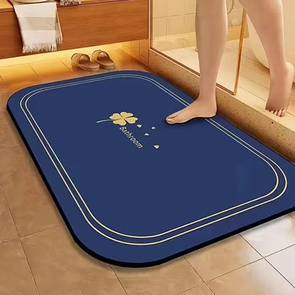 1pc Diatomite Mat Quick Dry Super Absorbent Non-Slip Floor Mat