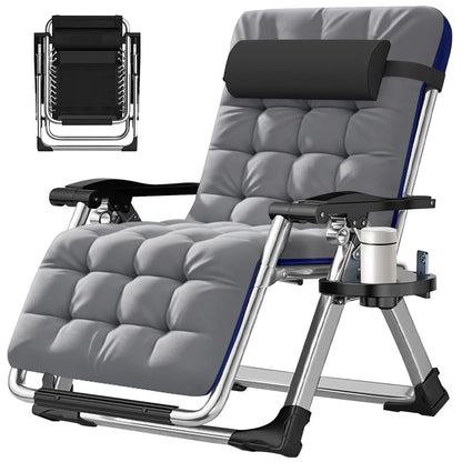Zero Gravity Chair, Premium Outdoor Lawn Folding Adjustable Reclining Patio Chairs