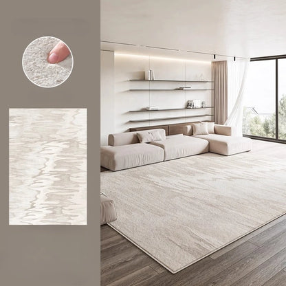 Cream Style Large Area Carpet Thick Plush Lounge Floor Mat Fluffy Soft Study Rug