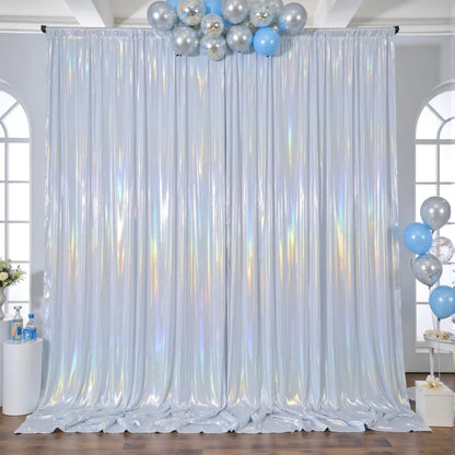5x10ft Laser Backdrop Curtains Decor 1 panel