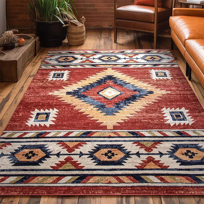 Living Room Crystal Velvet Large Area Carpet
