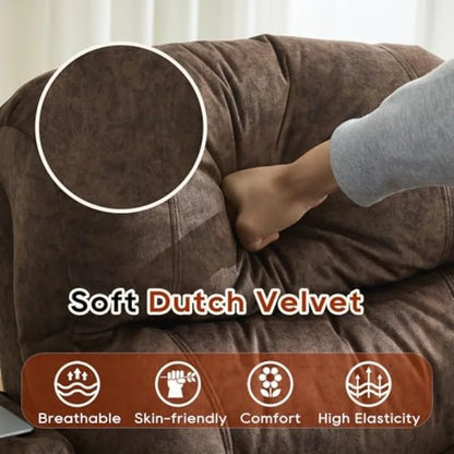 Power Lift Recliner Chair Sofa for Elderly with Massage and Heat, Dual Reclining Couches