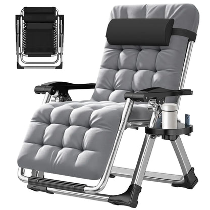 Zero Gravity Chair, Premium Outdoor Lawn Folding Adjustable Reclining Patio Chairs