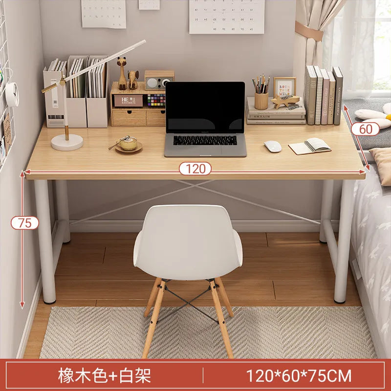 Home Storage Office Desk Minimalist White Standing Gaming Study Office