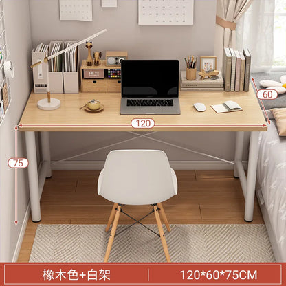 Home Storage Office Desk Minimalist White Standing Gaming Study Office