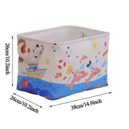 Sundries Storage organizer Laundry Basket for Toys Clothes Socks Book Organizer