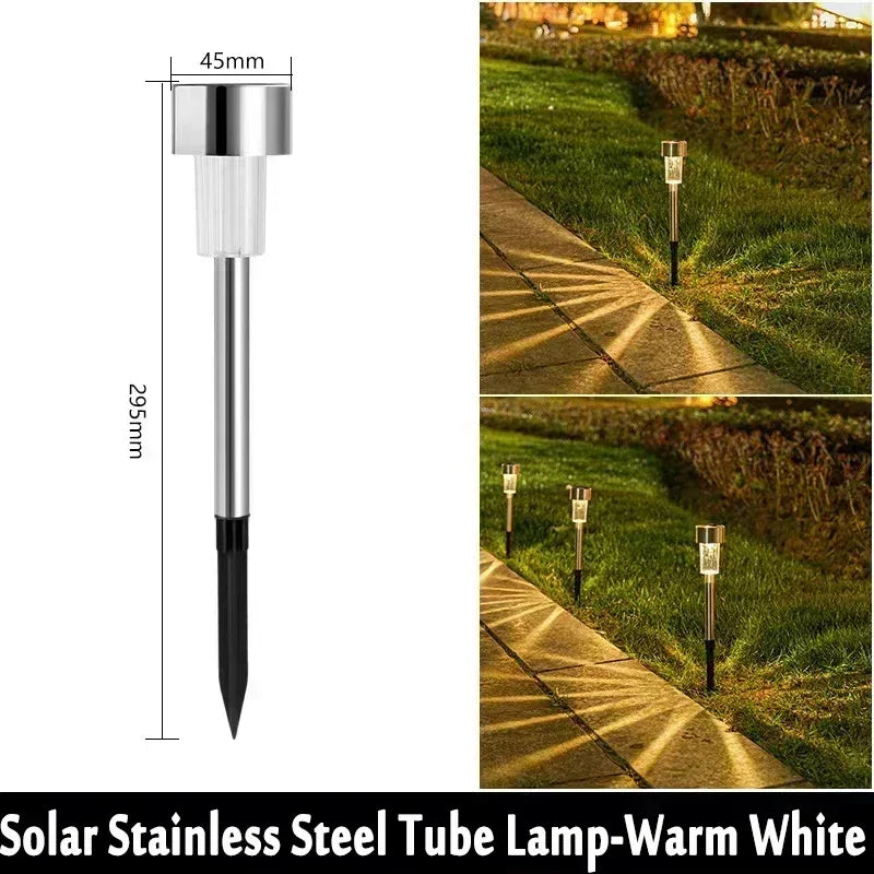 Outdoor Solar Powered Lamp Waterproof Landscape Lantern for Pathway Patio Decorative LED 10/20/30Pcs