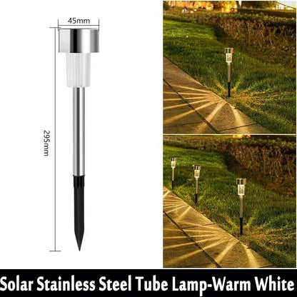 Outdoor Solar Powered Lamp Waterproof Landscape Lantern for Pathway Patio Decorative LED 10/20/30Pcs