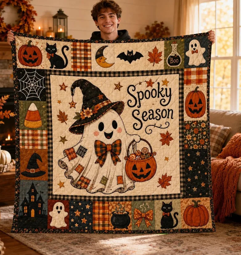 Season Quilt Blanket Cute Throw.
