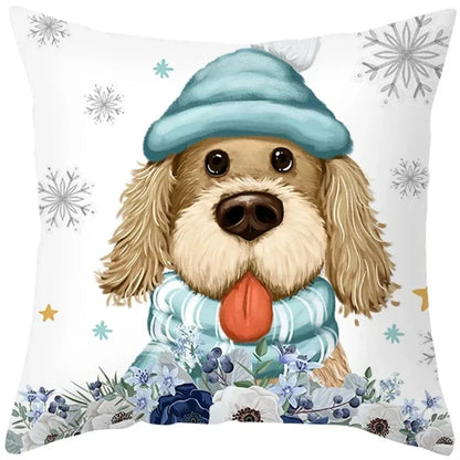 Christmas Cushion Cover Pillowcase Decorations for Home