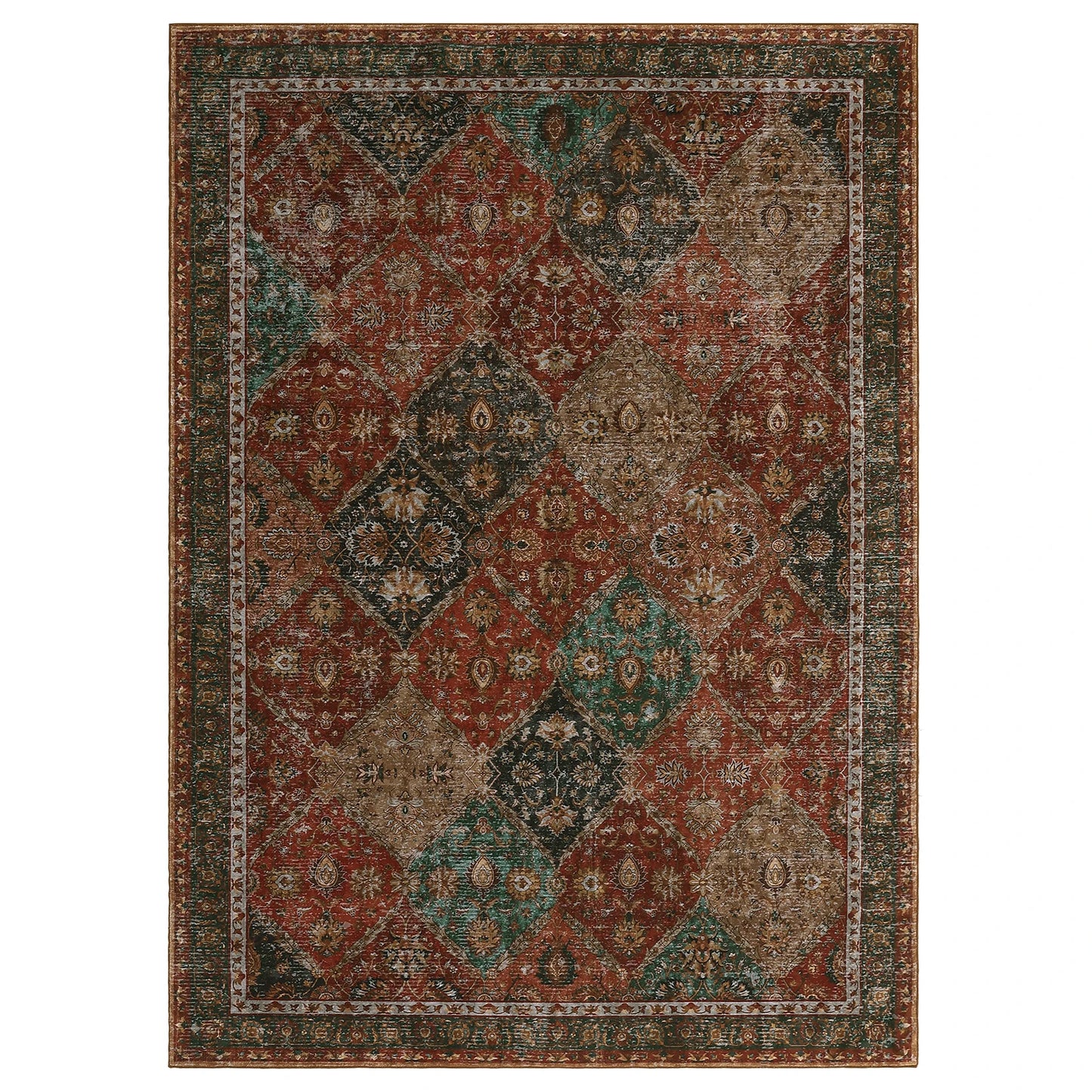 Machine Washable, Non-Slip,Stain & Water Resistant, Low-Pile Rug.