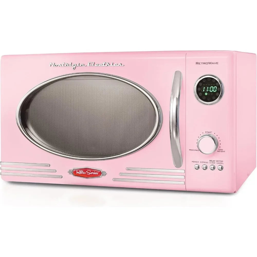 Countertop Microwave Oven, 800-Watt, 0.9 Cu Ft - 12 Pre-Programmed Cooking Settings - Digital Clock