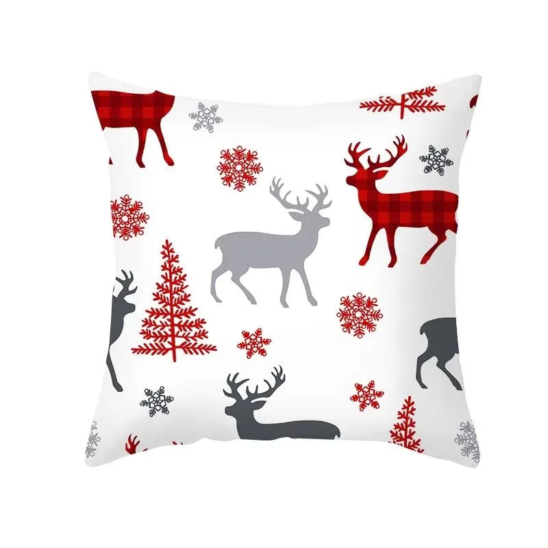 Christmas Cushion Cover Pillowcase Decorations for Home