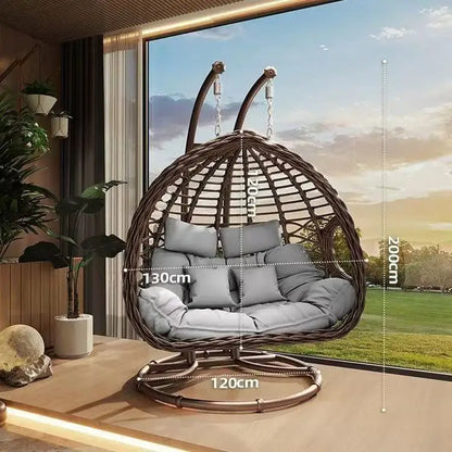 Hanging Basket Outdoor Swing Patio Double Hanging Chair