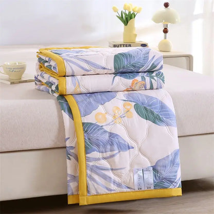 Washed Cotton Summer Quilt - Skin-Friendly Brushed Summer Cool Quilt