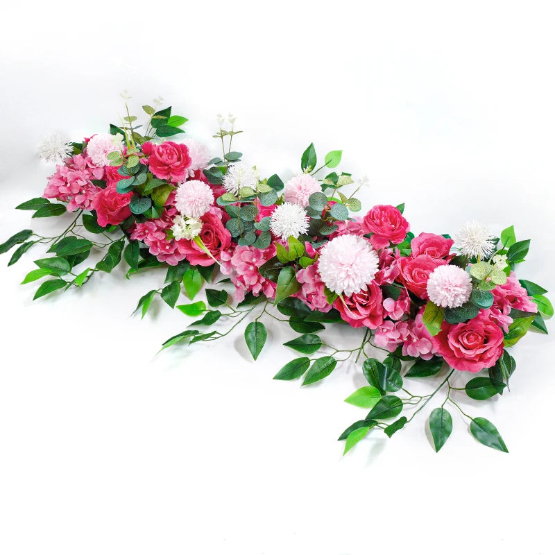 Luxury White Rose Artificial Flower Table Centerpiece Flowers