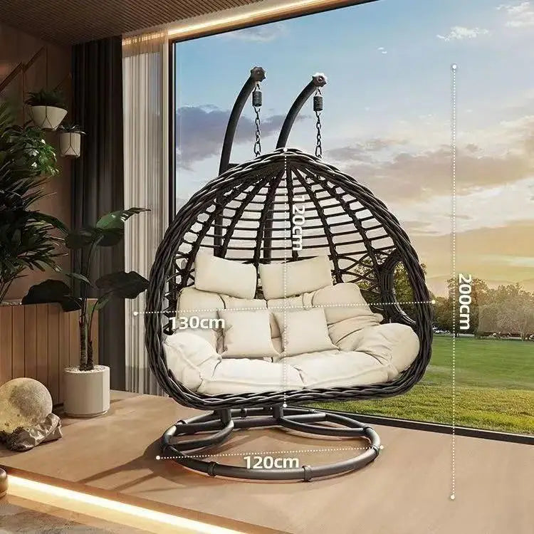 Hanging Basket Outdoor Swing Patio Double Hanging Chair