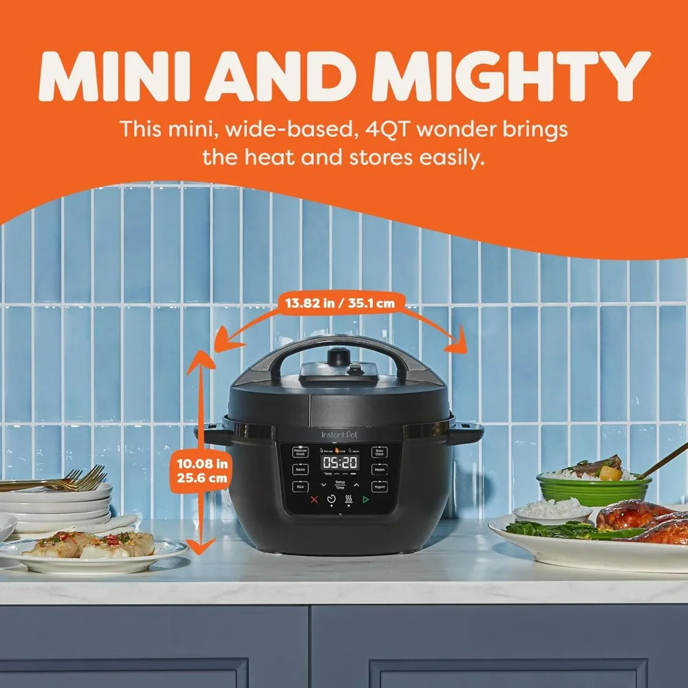 Instant Pot Mini 7-in-1 multi-Cooker Black, 4 Quarts